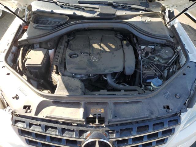 4JGDA5HB2EA284102 - 2014 MERCEDES-BENZ ML 350 4MATIC WHITE photo 12