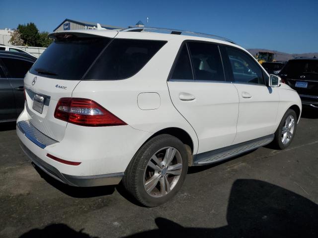 4JGDA5HB2EA284102 - 2014 MERCEDES-BENZ ML 350 4MATIC WHITE photo 3