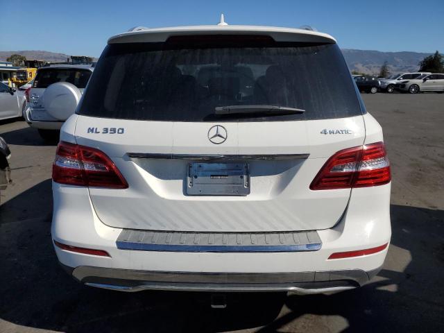 4JGDA5HB2EA284102 - 2014 MERCEDES-BENZ ML 350 4MATIC WHITE photo 6
