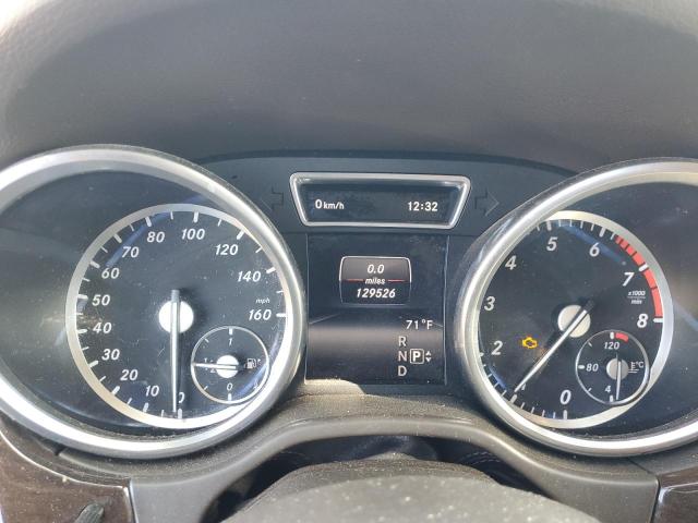 4JGDA5HB2EA284102 - 2014 MERCEDES-BENZ ML 350 4MATIC WHITE photo 9