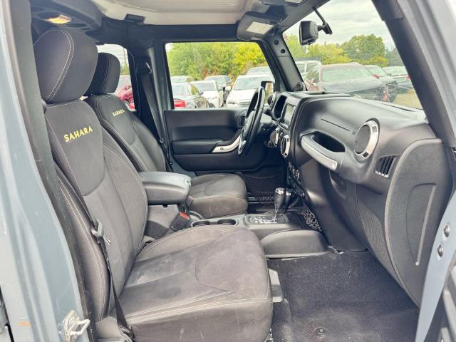 1C4BJWEG1EL304085 - 2014 JEEP WRANGLER U SAHARA GRAY photo 5