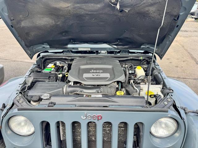 1C4BJWEG1EL304085 - 2014 JEEP WRANGLER U SAHARA GRAY photo 7