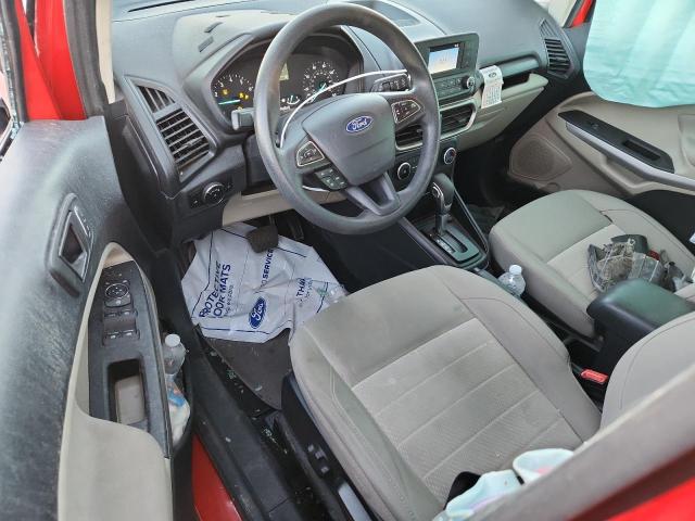 MAJ3S2FE8KC272194 - 2019 FORD ECOSPORT S أحمر صورة 8