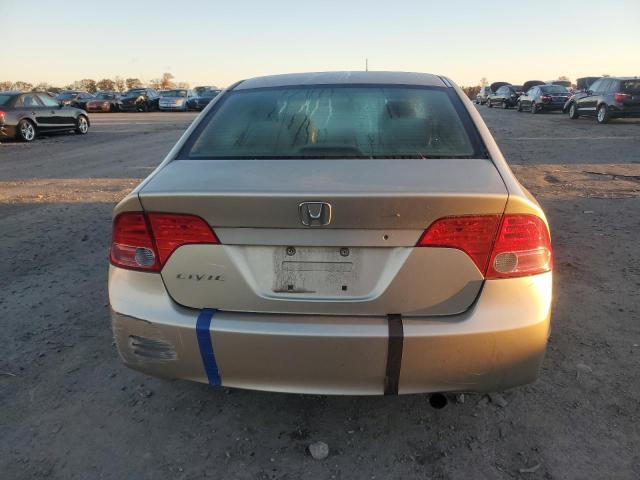 1HGFA16527L141792 - 2007 HONDA CIVIC LX GOLD photo 6