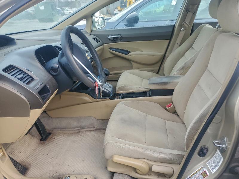 1HGFA16527L141792 - 2007 HONDA CIVIC LX GOLD photo 7