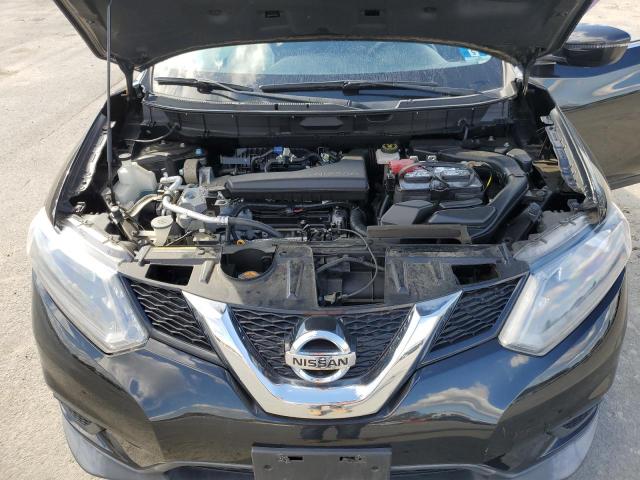 KNMAT2MV7GP667436 - 2016 NISSAN ROGUE S BLACK photo 11