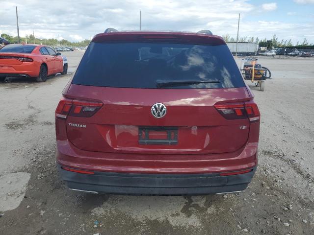 3VV1B7AX6JM119397 - 2018 VOLKSWAGEN TIGUAN S RED photo 6