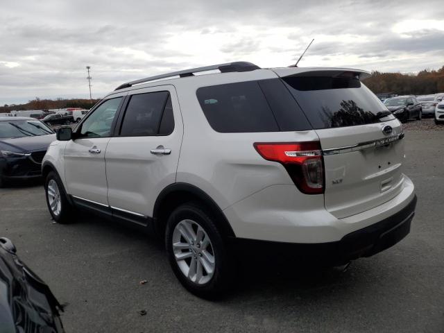 1FM5K8D82EGA00879 - 2014 FORD EXPLORER XLT WHITE photo 2