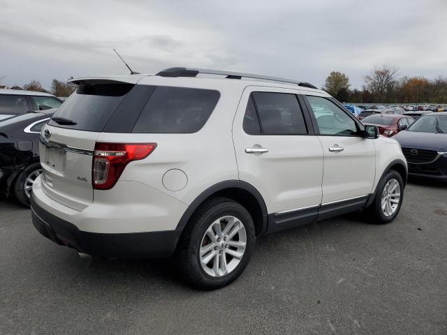 1FM5K8D82EGA00879 - 2014 FORD EXPLORER XLT WHITE photo 3