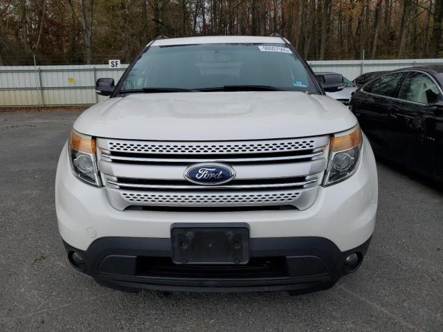 1FM5K8D82EGA00879 - 2014 FORD EXPLORER XLT WHITE photo 5