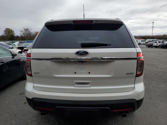 1FM5K8D82EGA00879 - 2014 FORD EXPLORER XLT WHITE photo 6
