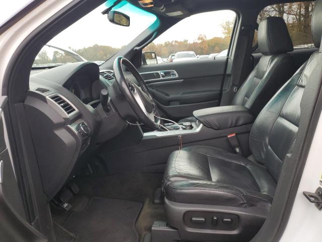1FM5K8D82EGA00879 - 2014 FORD EXPLORER XLT WHITE photo 7