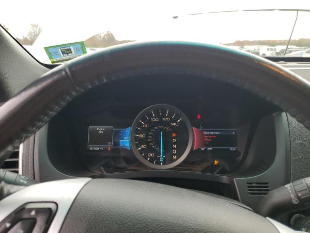 1FM5K8D82EGA00879 - 2014 FORD EXPLORER XLT WHITE photo 9