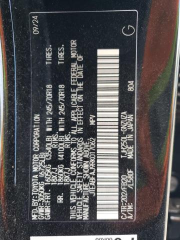 JTEABFAJ9RK017062 - 2024 TOYOTA LAND CRUIS BASE Czarny zdjęcie 13