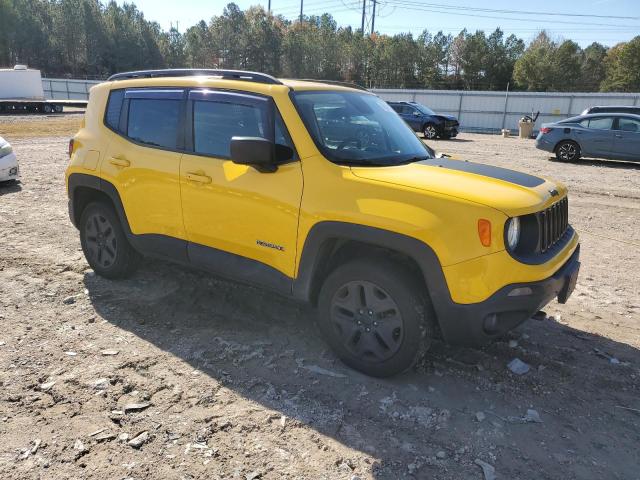 ZACCJBAB1JPH38116 - 2018 JEEP RENEGADE SPORT YELLOW photo 4