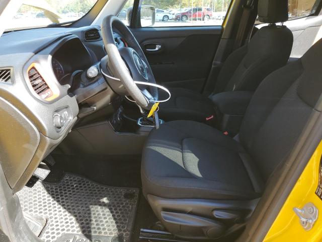 ZACCJBAB1JPH38116 - 2018 JEEP RENEGADE SPORT YELLOW photo 7