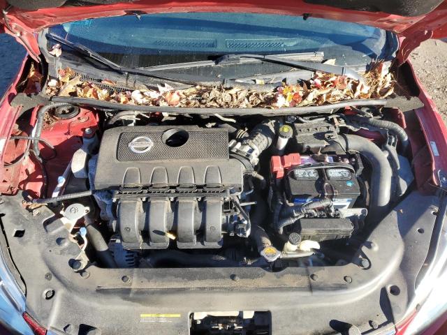 3N1AB7AP8DL643680 - 2013 NISSAN SENTRA S RED photo 11