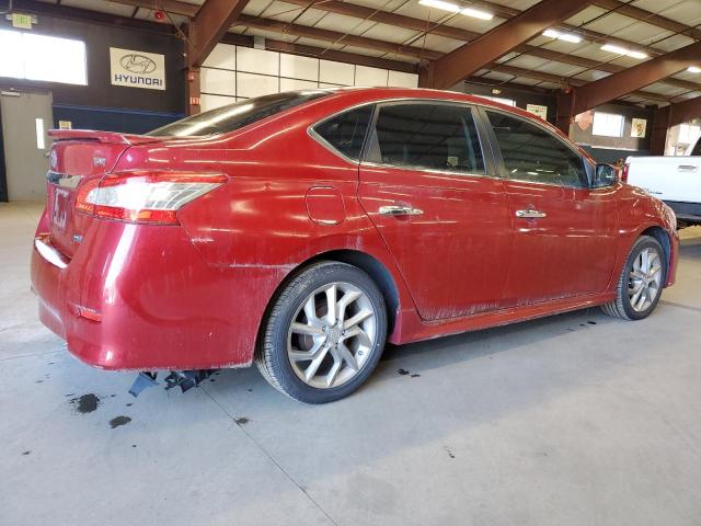3N1AB7AP8DL643680 - 2013 NISSAN SENTRA S RED photo 3