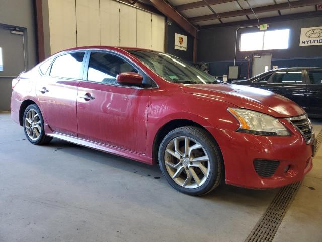 3N1AB7AP8DL643680 - 2013 NISSAN SENTRA S RED photo 4