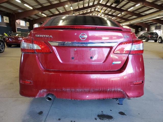 3N1AB7AP8DL643680 - 2013 NISSAN SENTRA S RED photo 6
