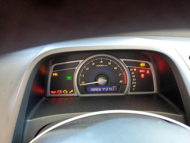 2HGFG12897H542395 - 2007 HONDA CIVIC EX BLACK photo 9