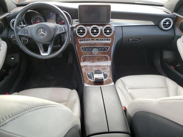 55SWF4KB3FU055372 - 2015 MERCEDES-BENZ C 300 4MATIC GRAY photo 8