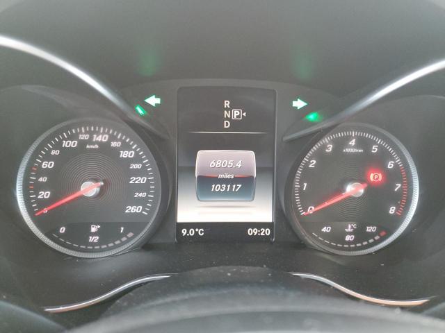 55SWF4KB3FU055372 - 2015 MERCEDES-BENZ C 300 4MATIC GRAY photo 9