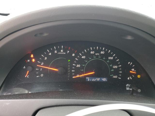 4T1BE46K39U297695 - 2009 TOYOTA CAMRY BASE SILVER photo 9