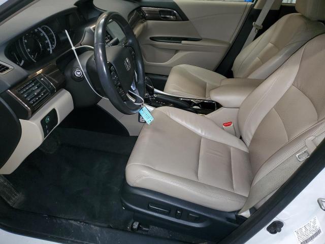 1HGCR3F02GA002379 - 2016 HONDA ACCORD EXL WHITE photo 7