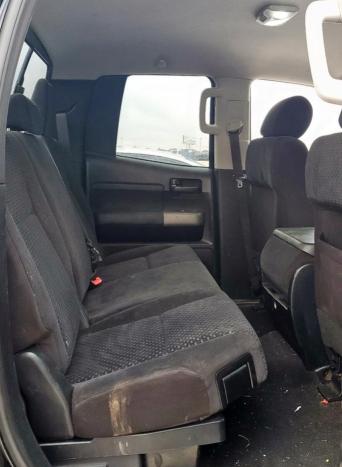 5TFRY5F19CX130240 - 2012 TOYOTA TUNDRA DOUBLE CAB SR5 BLACK photo 10