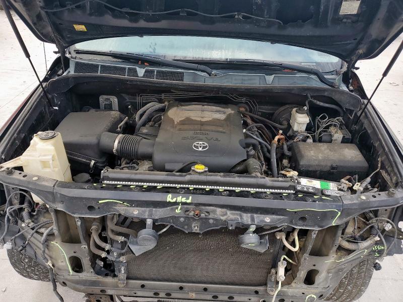 5TFRY5F19CX130240 - 2012 TOYOTA TUNDRA DOUBLE CAB SR5 BLACK photo 11