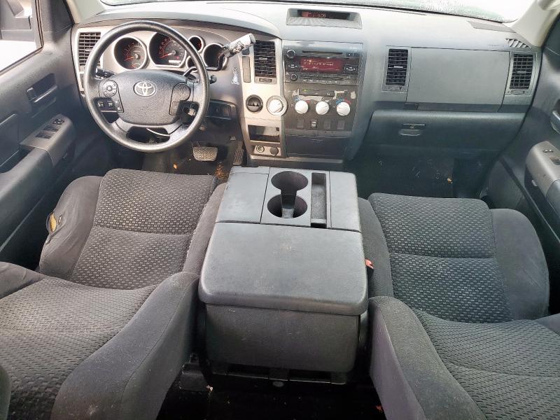 5TFRY5F19CX130240 - 2012 TOYOTA TUNDRA DOUBLE CAB SR5 BLACK photo 8