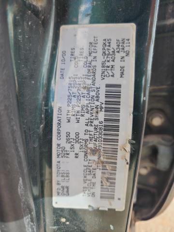 JT3HN86R910330816 - 2001 TOYOTA 4RUNNER SR5 Gris photo 13