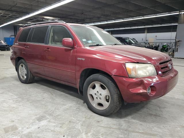 JTEDP21A240028464 - 2004 TOYOTA HIGHLANDER BASE ბურგუნდია ფოტო 4