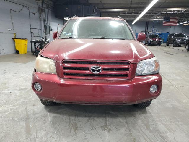 JTEDP21A240028464 - 2004 TOYOTA HIGHLANDER BASE ბურგუნდია ფოტო 5