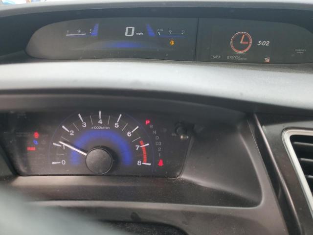 2HGFG3B82DH523551 - 2013 HONDA CIVIC EX BLUE photo 9