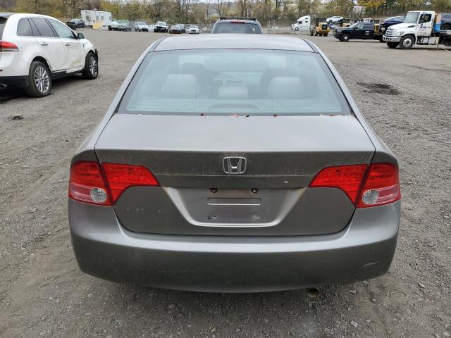 1HGFA16557L060351 - 2007 HONDA CIVIC LX ნაცრისფერი ფოტო 6