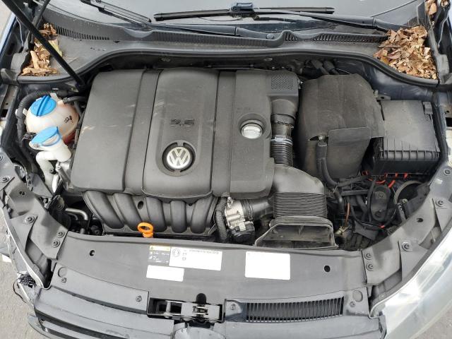 WVWDB7AJ4DW128790 - 2013 VOLKSWAGEN GOLF GRAY photo 12