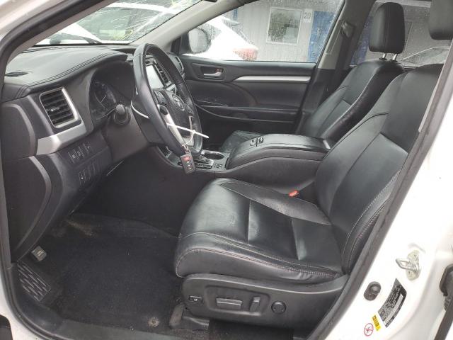 5TDJZRFH9JS895286 - 2018 TOYOTA HIGHLANDER SE أبيض صورة 7