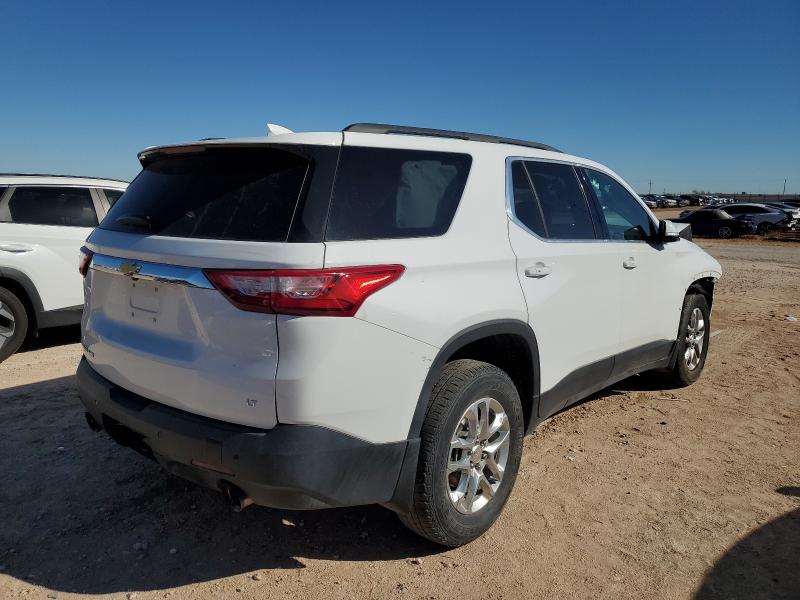 1GNEVGKW4KJ291298 - 2019 CHEVROLET TRAVERSE LT Beyaz fotoğraf 3