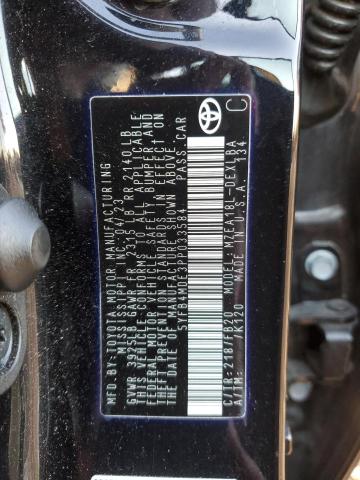 5YFB4MDE3PP033584 - 2023 TOYOTA COROLLA LE 黑色 照片 12