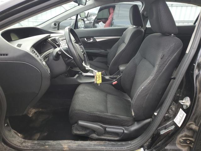 2HGFB2F52DH103300 - 2013 HONDA CIVIC LX შავი ფოტო 7