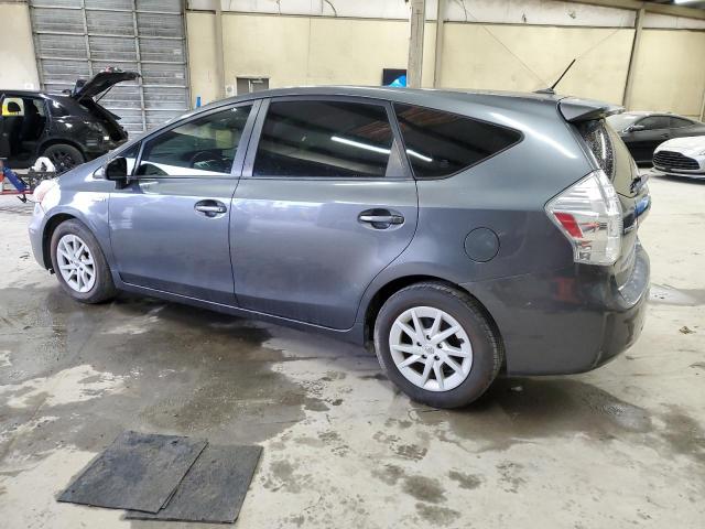 JTDZN3EU3C3131920 - 2012 TOYOTA PRIUS V CHARCOAL photo 2