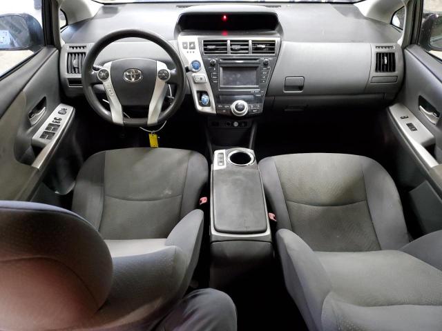 JTDZN3EU3C3131920 - 2012 TOYOTA PRIUS V CHARCOAL photo 8