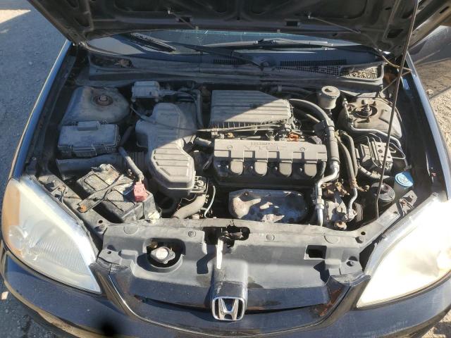 1HGEM229X2L019403 - 2002 HONDA CIVIC EX BLACK photo 11