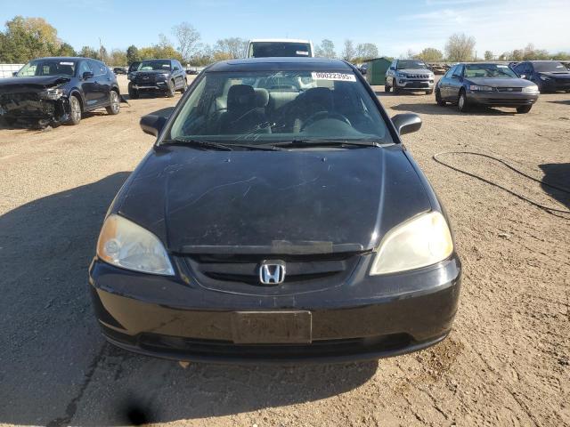 1HGEM229X2L019403 - 2002 HONDA CIVIC EX BLACK photo 5