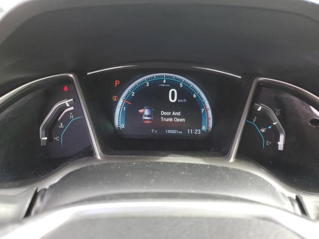 2HGFC2F77GH025762 - 2016 HONDA CIVIC EX WHITE photo 9