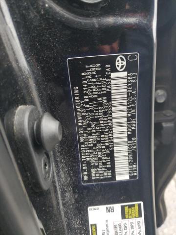 5YFS4MCE0MP079886 - 2021 TOYOTA COROLLA SE أسود صورة 12