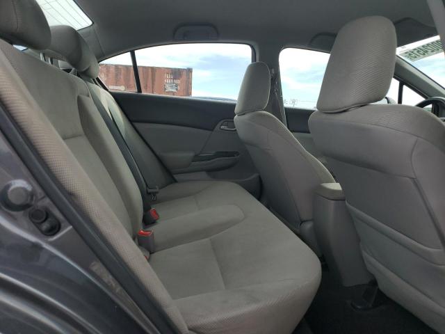 19XFB2F5XCE034946 - 2012 HONDA CIVIC LX GRAY photo 10