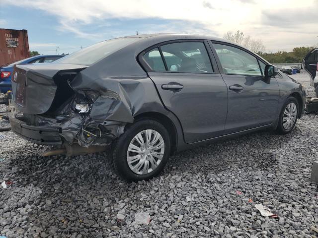 19XFB2F5XCE034946 - 2012 HONDA CIVIC LX GRAY photo 3